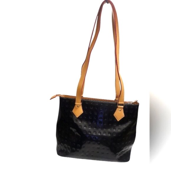 Arcadia - Patent Leather Shoulder Bag - Picture 1 of 14